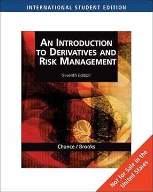Image du vendeur pour INTERNATIONAL EDITION---An Introduction to Derivatives and Risk Management mis en vente par READINGON LLC
