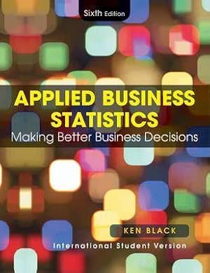 Seller image for INTERNATIONAL EDITION---Applied Business Statistics: Making Better Business Decisions, 6th edition for sale by READINGON LLC