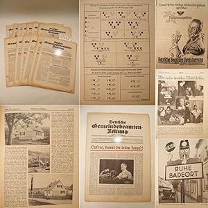 Seller image for Deutsche Gemeindebeamten-Zeitung. Fachschaft "Gemeindeverwaltungen" im Reichsbund der Deutschen Beamten. 41. Jahrgang 1935, 2. Halbjahr (Hefte Nr. 14 - 26) * Deutsche Gemeindebeamten-Zeitung. Fachschaft "Gemeindeverwaltungen" im Reichsbund der Deutschen Beamten. 41. Jahrgang 1935, 2. Halbjahr (Hefte Nr. 14 - 26) * T r e u e g e l  b n i s d e r d e u t s c h e n B e a m t e n s c h a f t a n A d o l f H i t l e r / I r r e n p f l e g e i m 3 . R e i c h / N  r n b e r g er R e i c h s p a r t e i t a g 1 9 3 5 / N a t i o n a l s o z i a l i s t i s c h e J u d e n s o n d e r g e s e t z g e b u n g / F r a n z - S c h w e d e - C o b u r g - B e a m t e n l a g e r i n P o m m e r n for sale by Galerie fr gegenstndliche Kunst