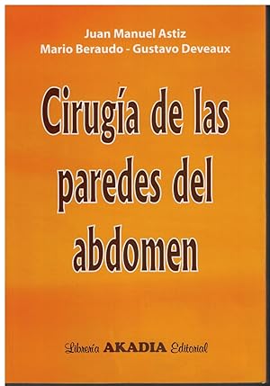 Seller image for Ciruga de las paredes del abdomen for sale by Librera Santa Brbara