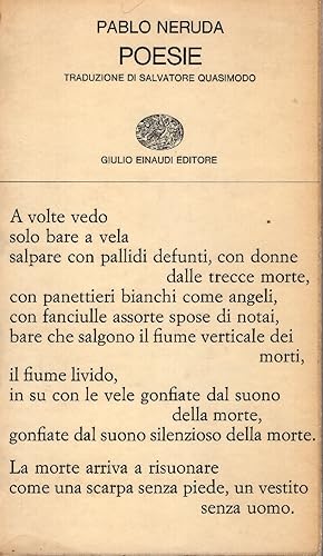 Poesie. Testo spagnolo a fronte. Traduzione di Salvatore Quasimodo