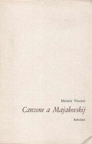 Seller image for Canzone a Majakovskij for sale by Studio Bibliografico Viborada