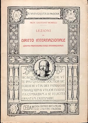 Lezioni di diritto Internazionale. Diritto processuale civile Internazionale (r. Università di Pa...