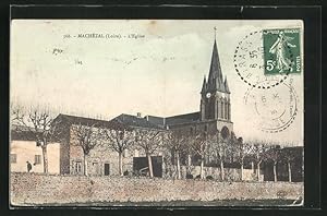 Carte postale Machézal, L`Eglise