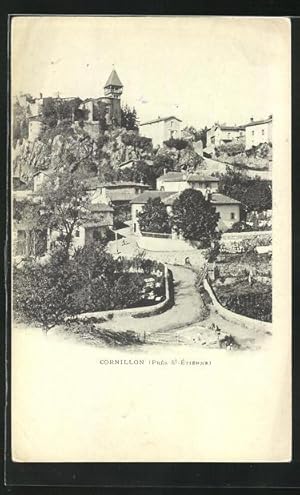 Carte postale Cornillon, vue générale