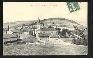 Carte postale Planfoy, l'Église im Ortsbild