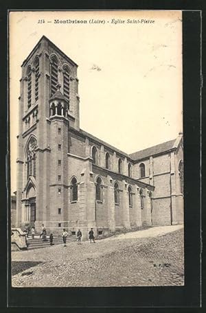 Carte postale Montbrison, Église Saint-Pierre