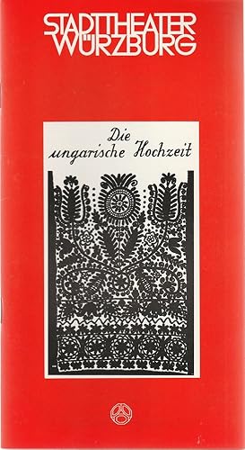 Imagen del vendedor de Programmheft Nico Dostal DIE UNGARISCHE HOCHZEIT Premiere 19. Oktober 1980 Spielzeit 1980 / 81 Heft 5 a la venta por Programmhefte24 Schauspiel und Musiktheater der letzten 150 Jahre