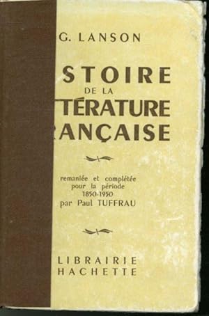 Immagine del venditore per Histoire de la littrature franaise venduto da Librairie Le Nord