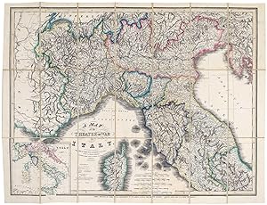 Bild des Verkufers fr A Map of the Theatre of War In Italy. zum Verkauf von Altea Antique Maps