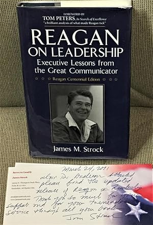 Immagine del venditore per Reagan on Leadership, Executive Lessons from the Great Communicator venduto da My Book Heaven