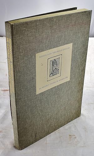 Seller image for Physiologus Theobaldi Episcopi De Naturis Duodecim Animalium: the Latin Text; an English Translation by Willis Barnstone. with Woodcuts and Lithographs by Rudy Pozzatti for sale by Sequitur Books