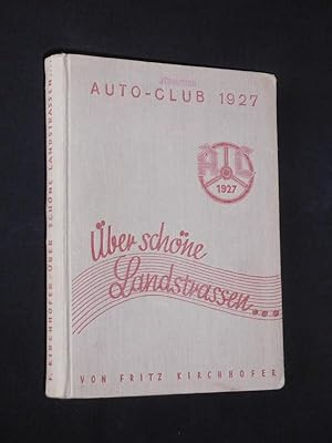 Über schöne Landstrassen. Ein internationaler Auto-Reise-Führer. Jüdischer Auto-Club 1927. Zeichn...