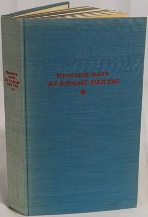 Bild des Verkufers fr Es kommt der Tag. Deutsches Lesebuch. Zrich, Europa-Verlag 1936. 4to. 239 Seiten. Blauer Orig.-Leinenband mit Rcken- u. Deckeltitel. zum Verkauf von Antiquariat Schmidt & Gnther