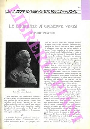 Le onoranze a Giuseppe Verdi a Montecatini.