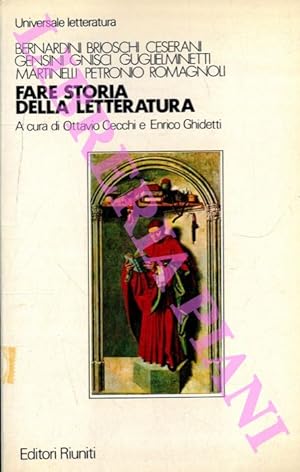 Image du vendeur pour Fare storia della latteratura. mis en vente par Libreria Piani