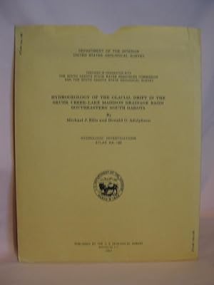 Immagine del venditore per HYDROGEOLOGY OF THE GLACIAL DRIFT IN THE SKUNK CREEK-LAKE MADISON DRAINAGE BASIN, SOUTHEASTERN SOUTH DAKOTA; HYDROLOGIC INVESTICATIONS ATLAS HA-195, 1965 venduto da Robert Gavora, Fine & Rare Books, ABAA