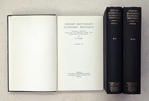 Seller image for Jeremy Bentham?s Economic Writings. Critical Edition Based on His Printed Works and Unprinted Manuscripts. [Bde. 1 - 3; komplett]. for sale by antiquariat peter petrej - Bibliopolium AG