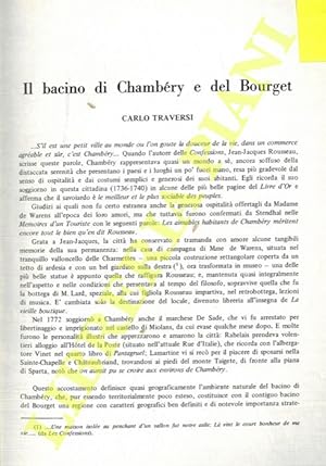 Il bacino di Chambéry e del Bourget.