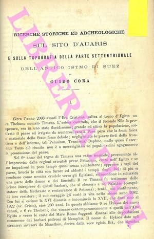 Ricerche storiche ed archeologiche sul sito d'Auaris e sulla topografia della parte settentrional...