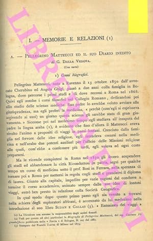 Pellegrino Matteucci ed il suo Diario inedito.