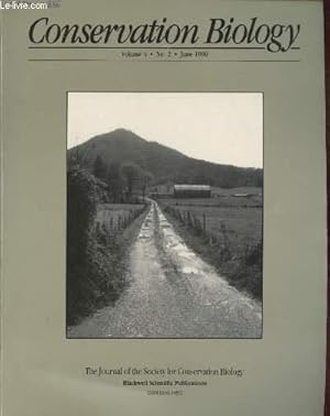 Bild des Verkufers fr Conservation Biology Volume 4 n2. Sommaire : Trends in Landscape Heterogeneity along the borders of great smoky mountains national park by Jonathan P. Ambrose - The florida panther and pirvate lands by David S. Maehr - etc. zum Verkauf von Le-Livre