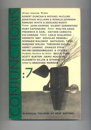 Seller image for Conjunctions - 7, An Anthology of Top Grade Authors, John Hawkes, Robert Duncan, Gilbert Sorrentino, Hayden Carruth, Marjorie Welish, Rosemarie Waldrop, Mei-mei Berssenbrugge, and Many More. Published by David R. Godine in 1985 for sale by Brothertown Books