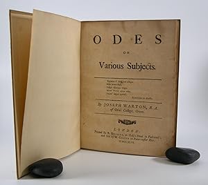 Bild des Verkufers fr Odes; on Various Subjects zum Verkauf von Locus Solus Rare Books (ABAA, ILAB)