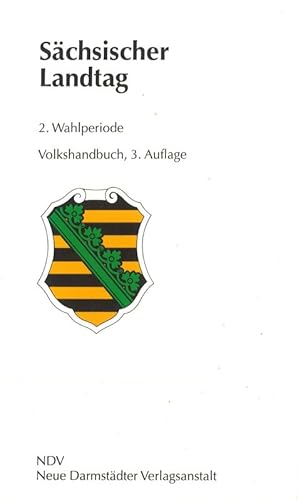 Imagen del vendedor de Schsischer Landtag 2. Wahlperiode 1994-1999 Volkshandbuch a la venta por Flgel & Sohn GmbH