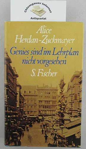 Bild des Verkufers fr Genies sind im Lehrplan nicht vorgesehen zum Verkauf von Chiemgauer Internet Antiquariat GbR