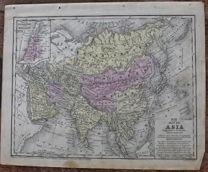 No. 23 Map of Asia. Engraved to Illustrate Mitchell's School and Family Geography.