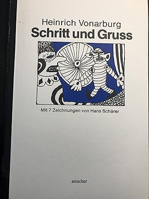Schritt und Gruss : mit 7 Zeichnungen von Hans Schärer
