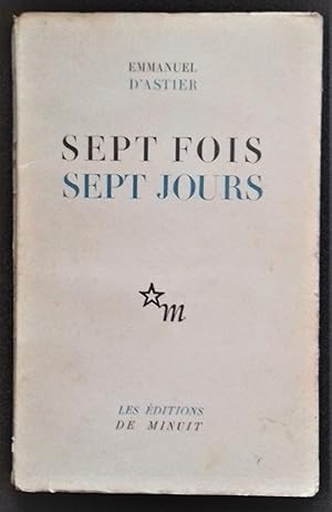 Seller image for Sept fois sept jours. for sale by Librairie Pique-Puces