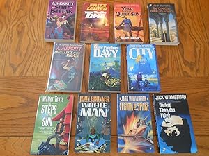 Eleven (11) Collier Science Fiction and Fantasy Paperback Book Lot, including: The Ship of Ishtar...