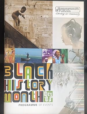 Black History Month 2005 Programme of Events