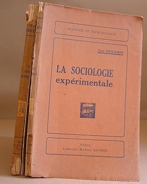 Seller image for La Sociologie Exprimentale for sale by Eastleach Books