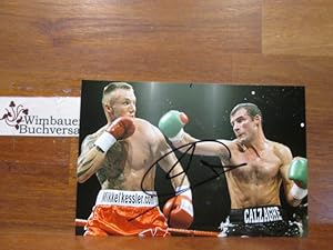 Autograph Joe Calzaghe (*1972 british Boxer ) /// Autogramm Autograph signiert signed signee