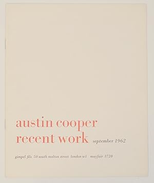 Bild des Verkufers fr Austin Cooper: Recent Work zum Verkauf von Jeff Hirsch Books, ABAA
