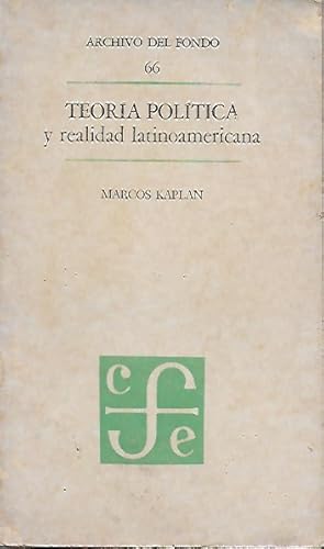 Seller image for Teoria politica y Realidad latinoamericana for sale by Black Rock Books