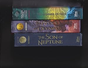 Seller image for [6 books sold as one lot:] 1. Magnus Chase and the Gods of Asgard. HC with Dust jacket 2. The Blood of Olympus. HC with dust jacket. 3. The Sons of Neptune. HC. 4.The Sons of Nepturne THE GRAPHIC NOVEL (comics) pb. 5. The Battle of the Labyrinth Pb. 6. The Lightning Thief Pb. for sale by Meir Turner