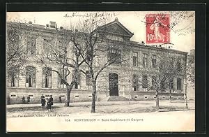 Carte postale Montbrison, Ecole Supérieure de Garcons