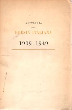 Bild des Verkufers fr Antologia della poesia italiana (1909-1949) . zum Verkauf von Librera Astarloa
