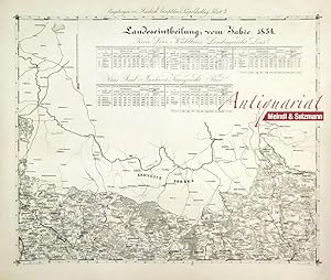 "Umgebungen von Haslach, Leonfelden & Leopoldschlag". Blatt 3 aus Alois Souvent: Administrativ-Ka...