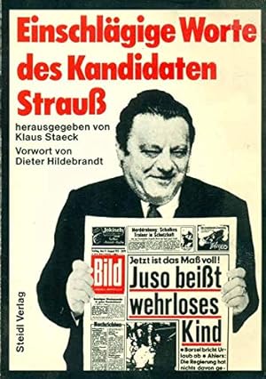 Imagen del vendedor de Einschlgige Worte von Franz Josef Strau a la venta por Gabis Bcherlager