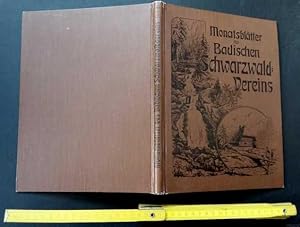 Monatsblätter des Badischen Schwarzwaldvereins ( kompletter Jahrgang 1929)