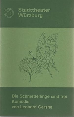 Bild des Verkufers fr Programmheft Leonard Gershe DIE SCHMETTERLINGE SIND FREI Spielzeit 1973 / 74 Heft 2 zum Verkauf von Programmhefte24 Schauspiel und Musiktheater der letzten 150 Jahre