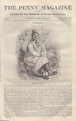 Seller image for Normandy; The Rose-Garden of Saadi. Issue No. 234, November 28, 1835. A complete original weekly issue of the Penny Magazine, 1835. for sale by Cosmo Books