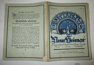 Imagen del vendedor de Die neue Heimat - Monatsschrift fr die Schsischen Lande (Kunst-Literatur-Wissenschaft), Heft 12 Juni 1920 a la venta por Versandhandel fr Sammler