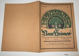 Imagen del vendedor de Die neue Heimat - Monatsschrift fr die Schsischen Lande (Kunst-Literatur-Wissenschaft), Heft 7 Januar 1920 a la venta por Versandhandel fr Sammler
