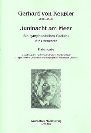Image du vendeur pour Juninacht am Meerfr Orchester : Partitur mis en vente par AHA-BUCH GmbH